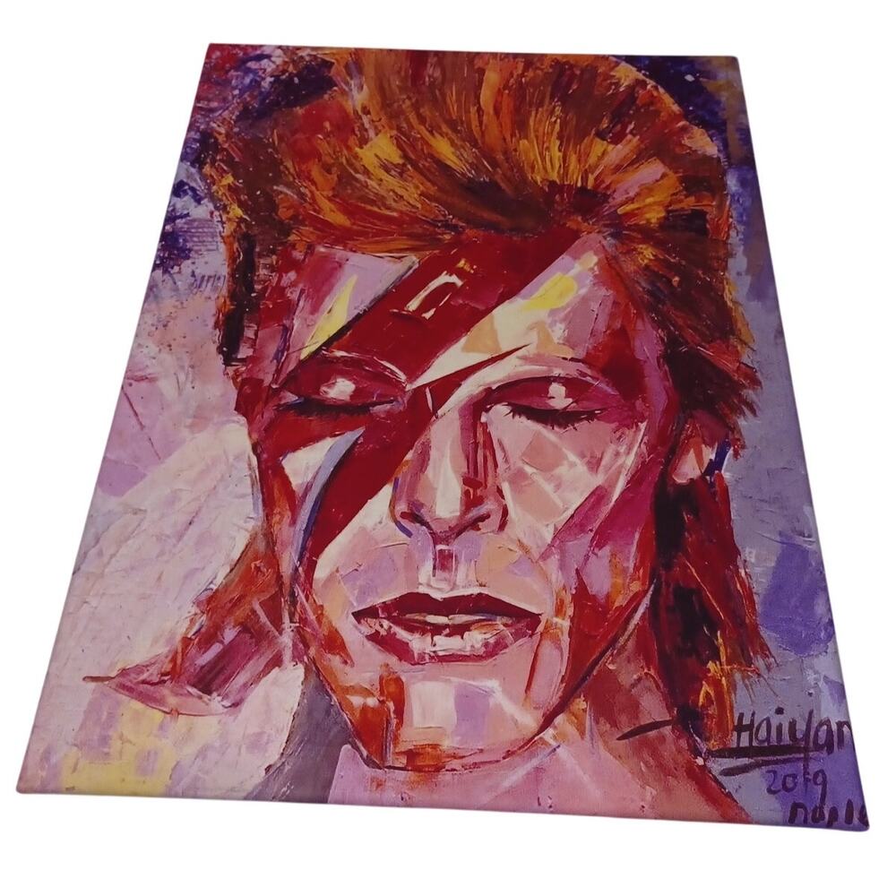 DAVID BOWIE Portrait Print HAIYAN 2019 21X16